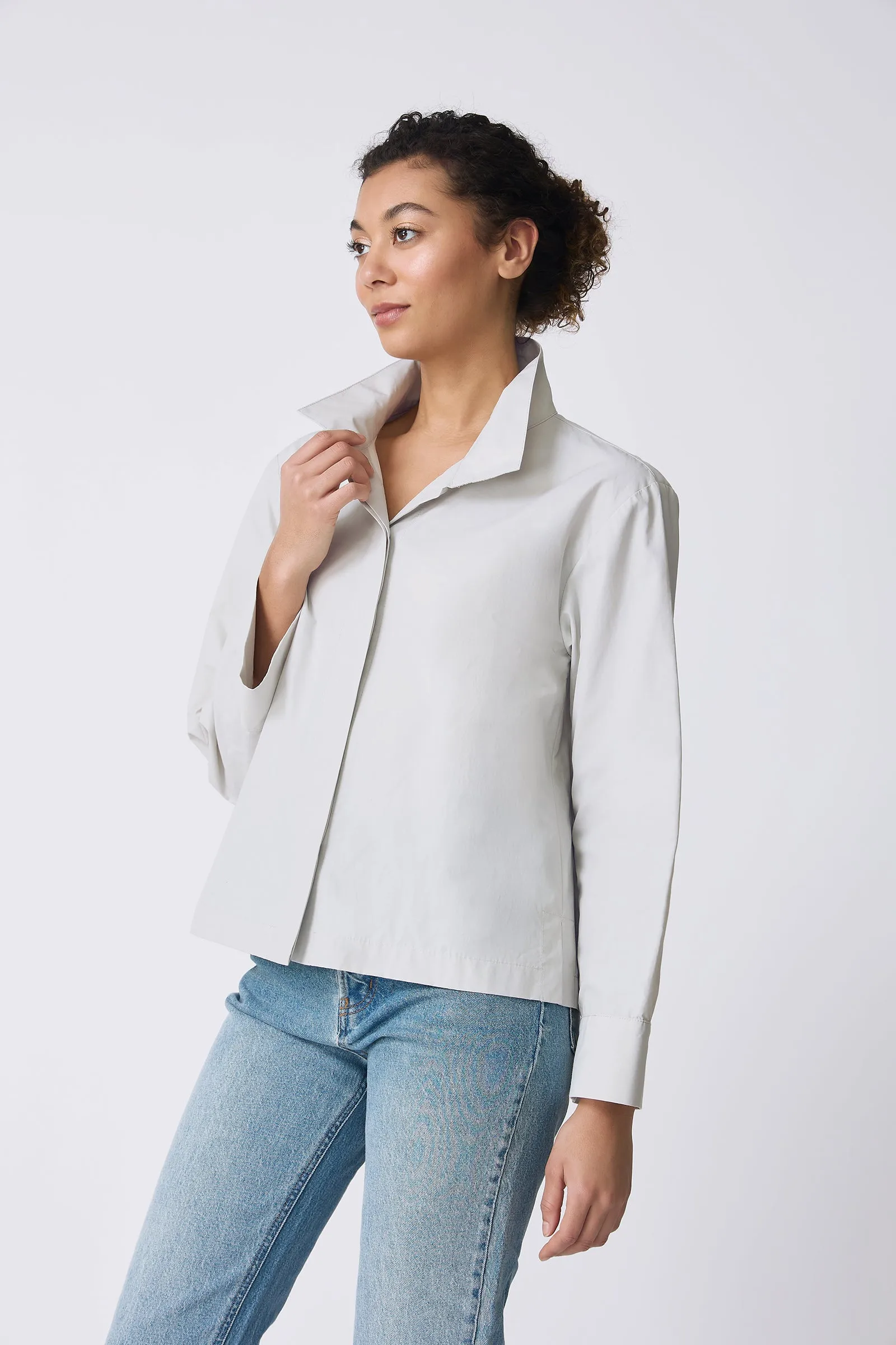 Peggy Shirt Jacket - Stone