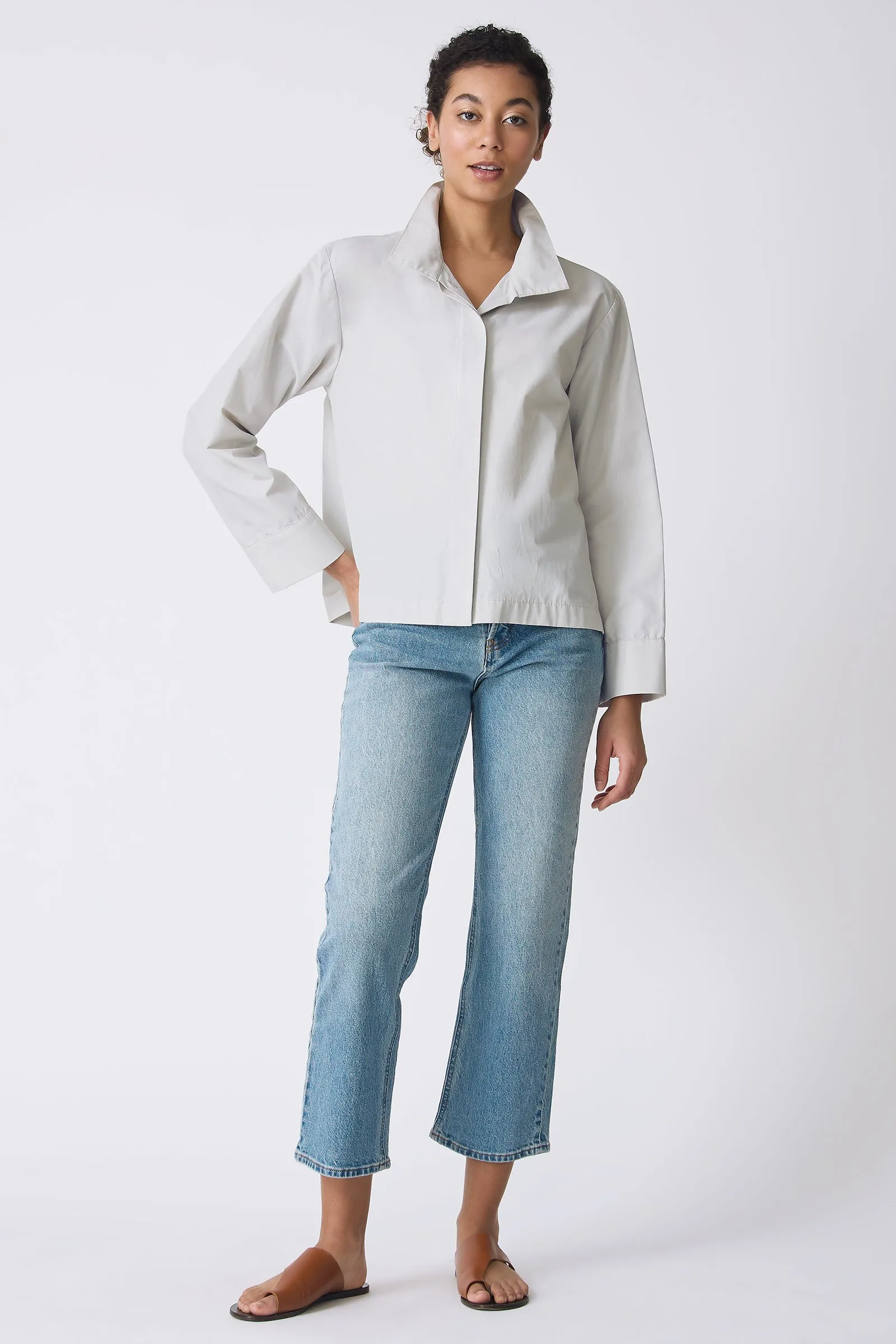 Peggy Shirt Jacket - Stone