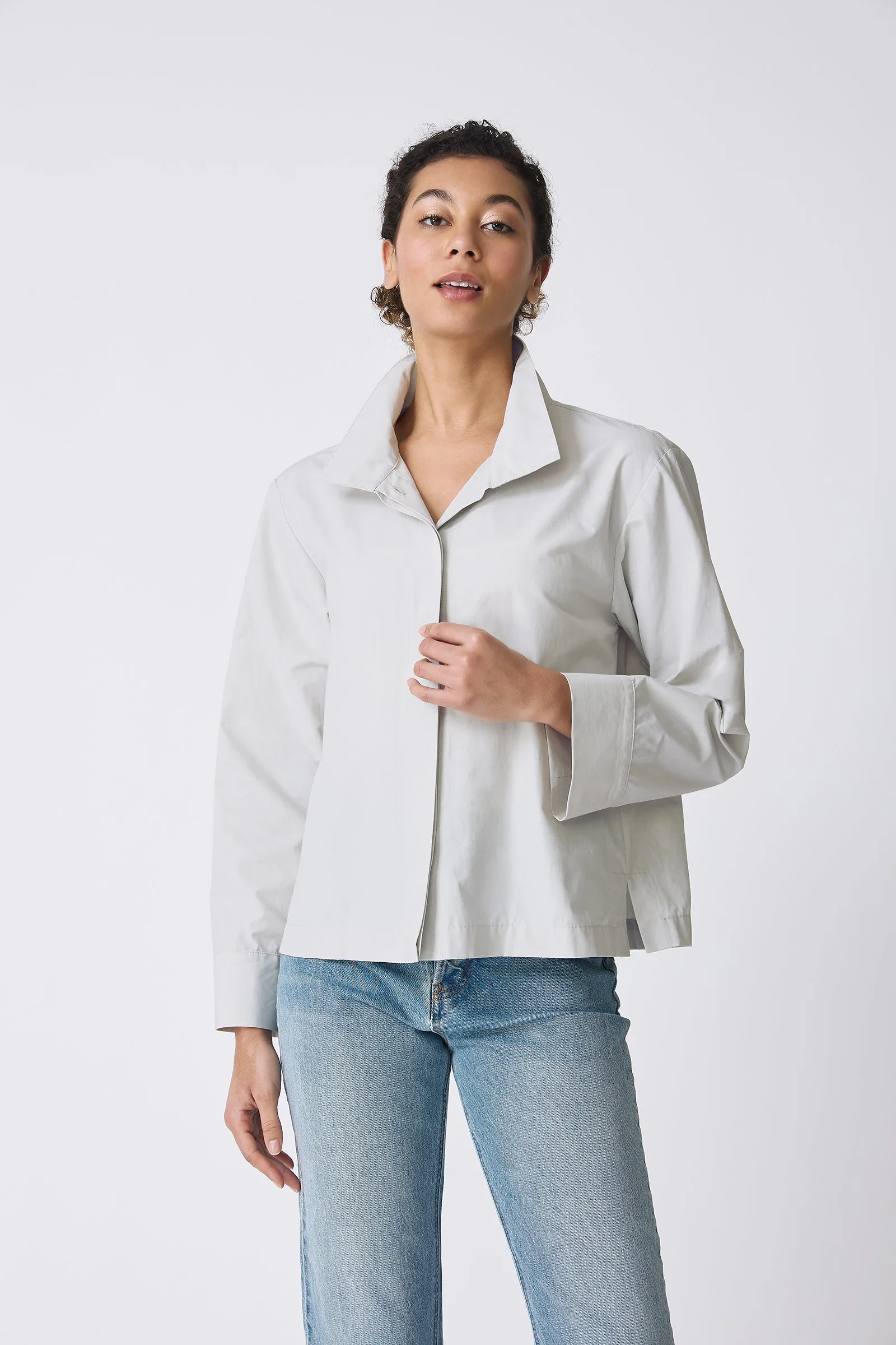 Peggy Shirt Jacket - Stone