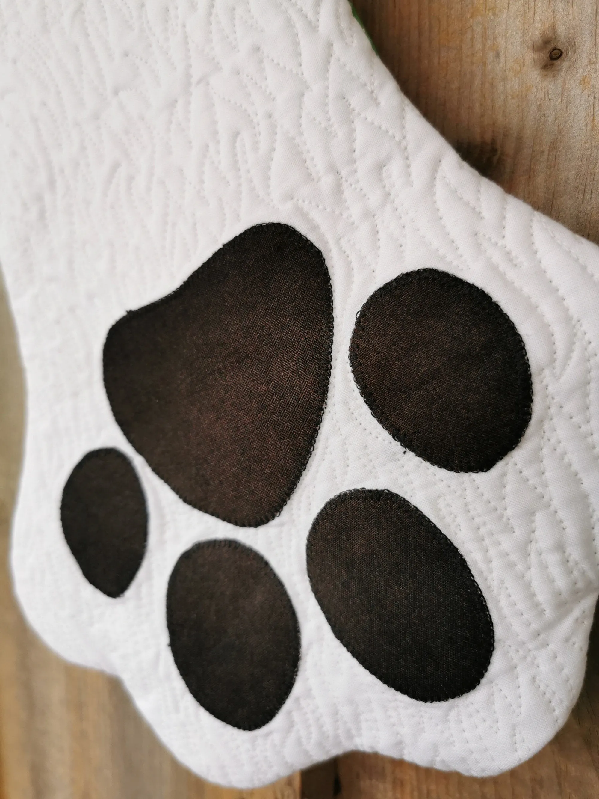 Pet Paw Stocking for Christmas