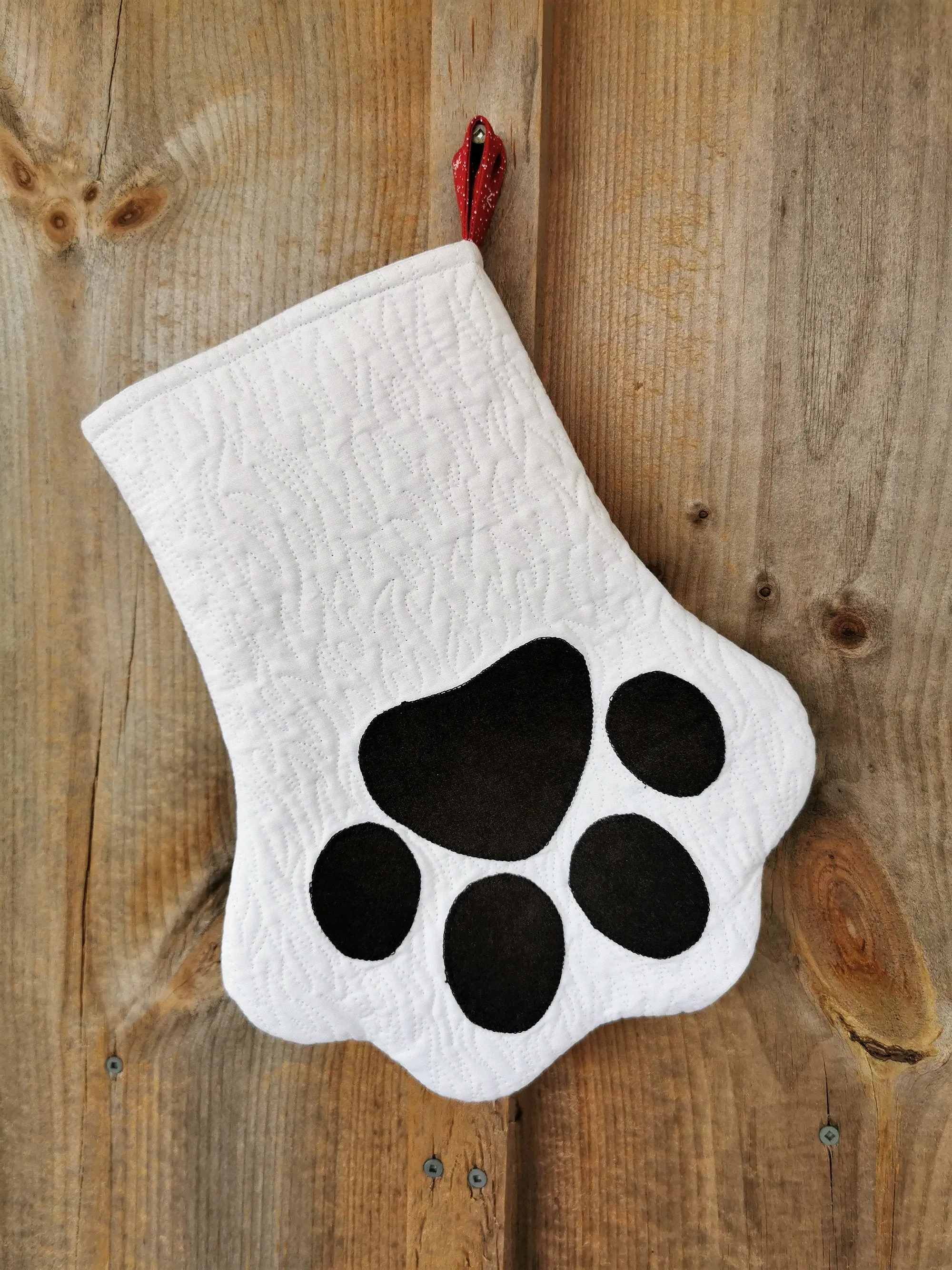 Pet Paw Stocking for Christmas