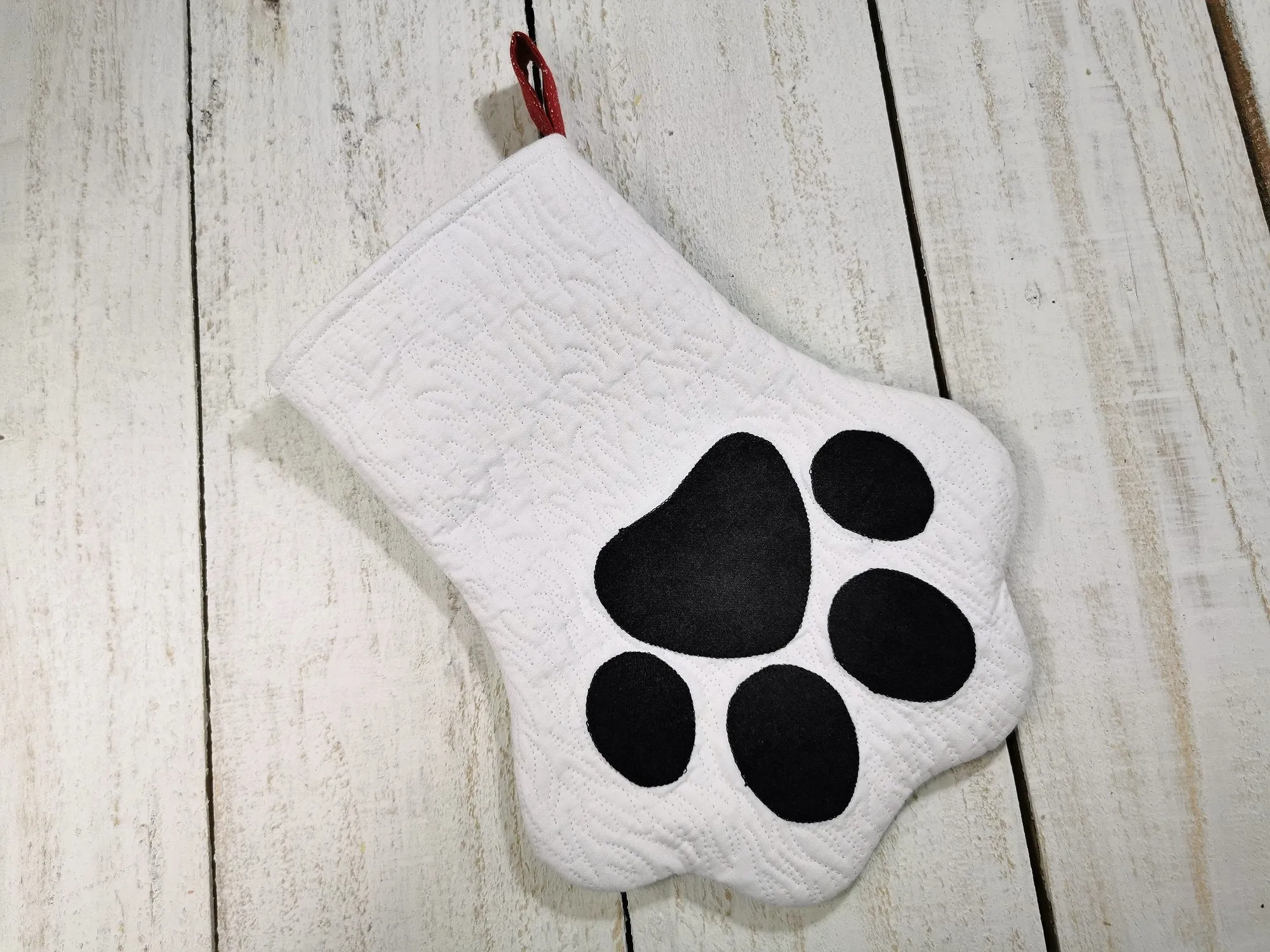 Pet Paw Stocking for Christmas