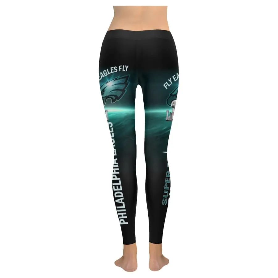 Philadelphia fans Leggings |nfl eagles fans Women's Yoga Pants Midnight Green