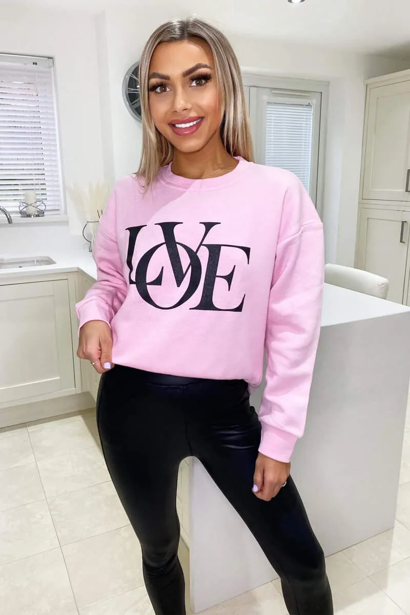 Pink LOVE Sweatshirt