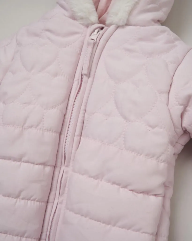 Pink Padded Snowsuit