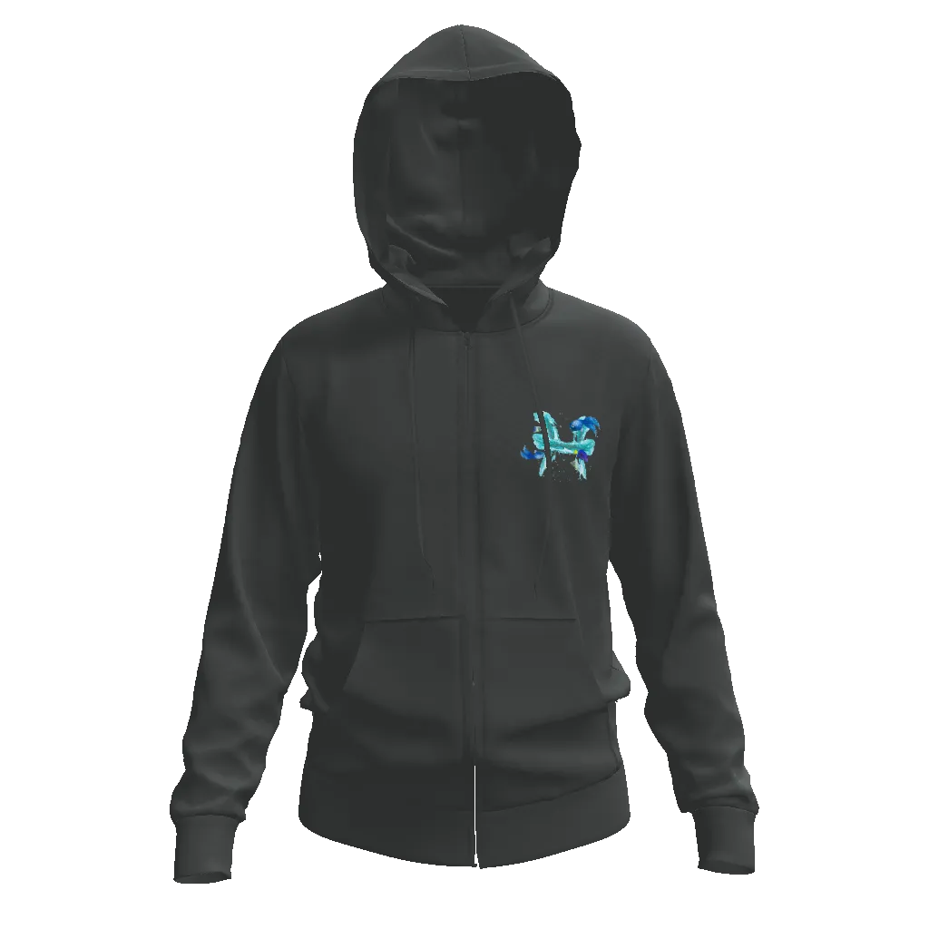 Pisces Runic Men's Zip Hoodie