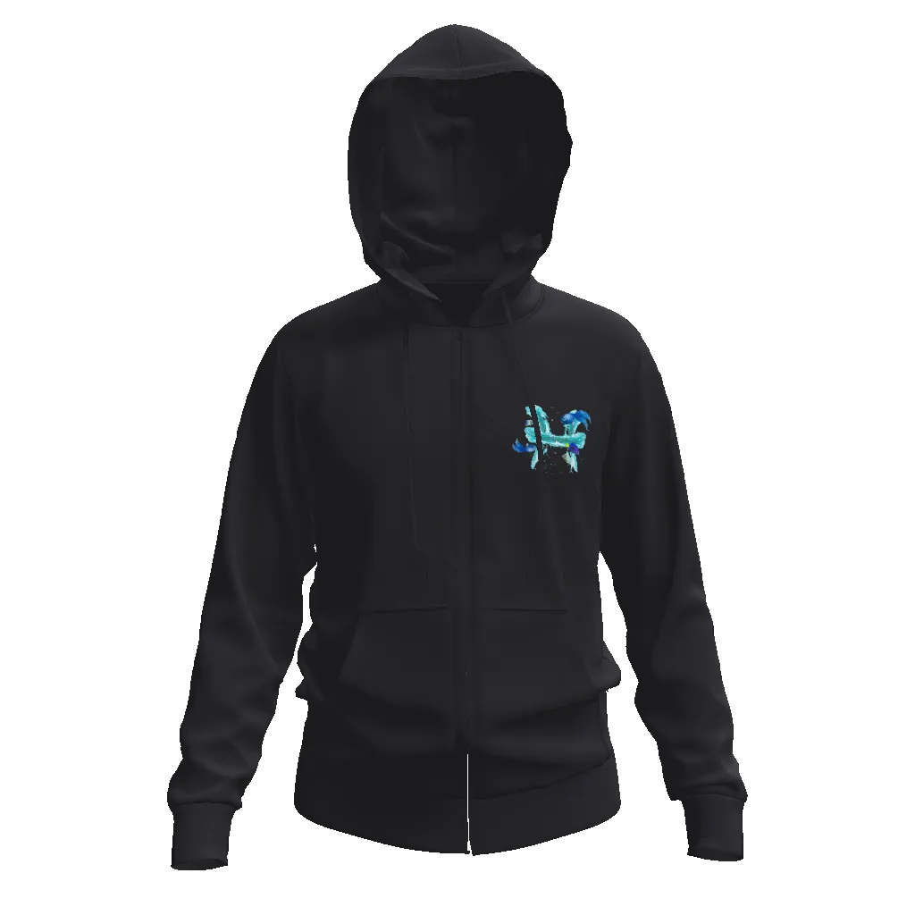 Pisces Runic Men's Zip Hoodie