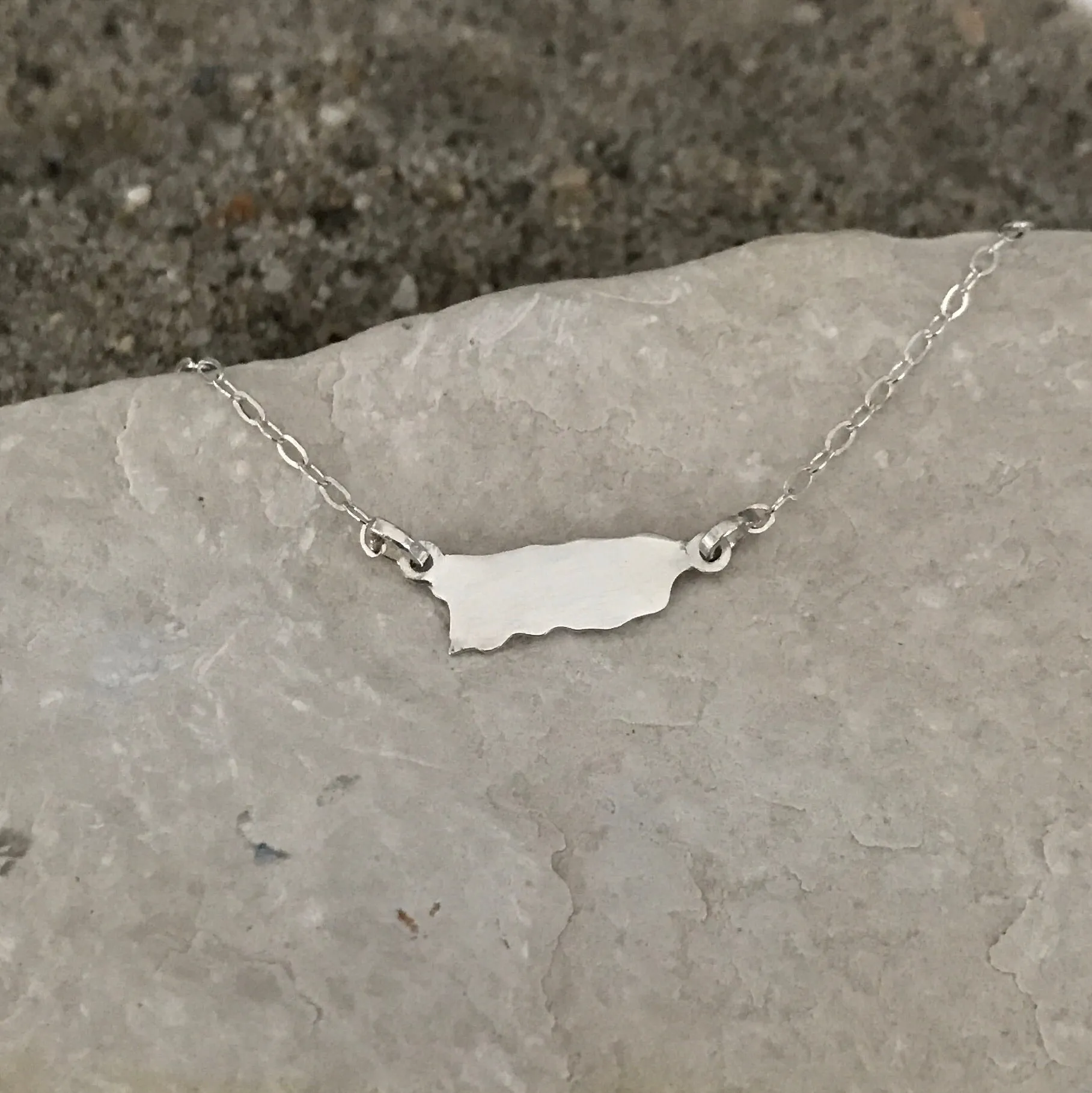 Puerto Rico Necklace sterling silver