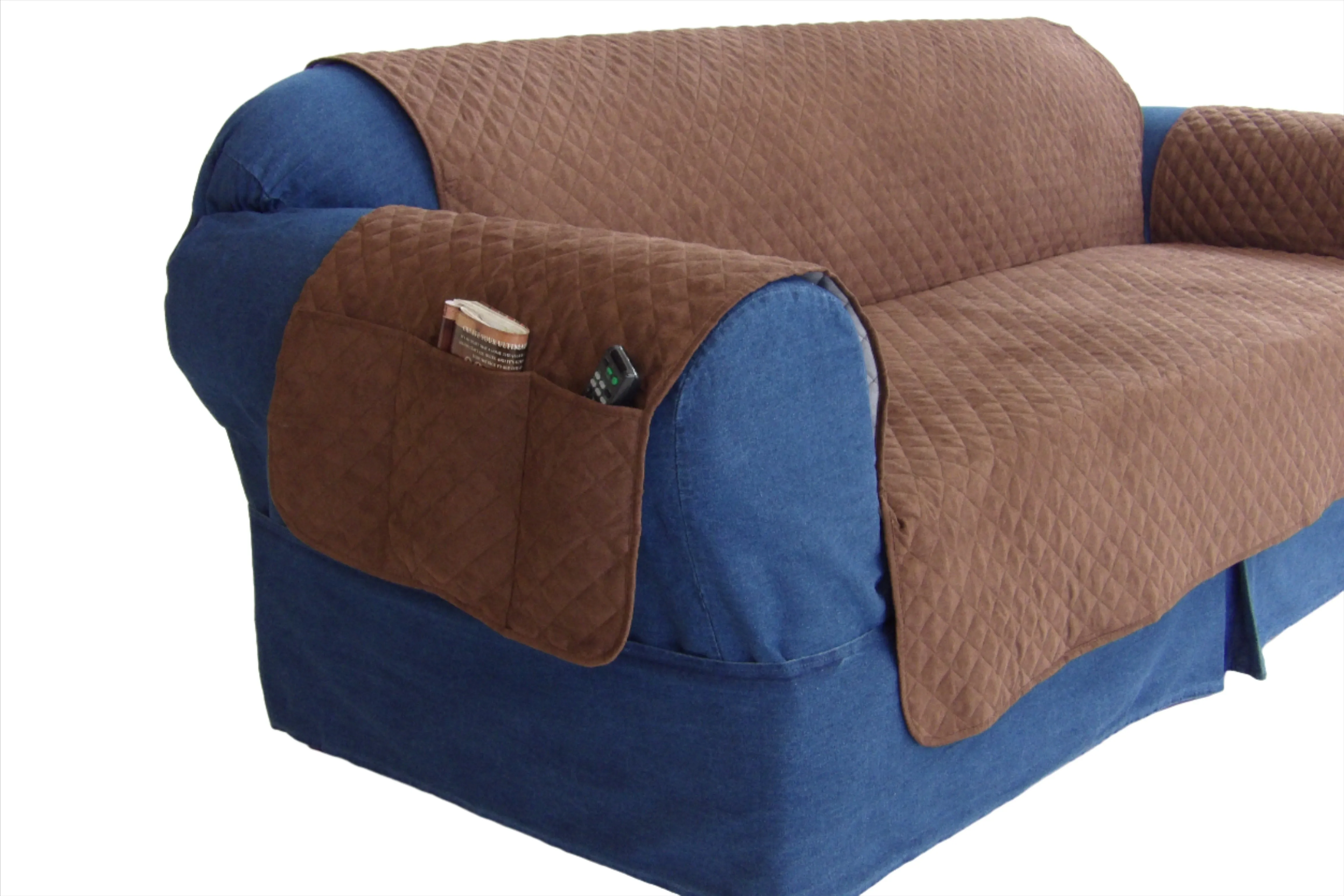 Quilted Pet Cover With Pockets