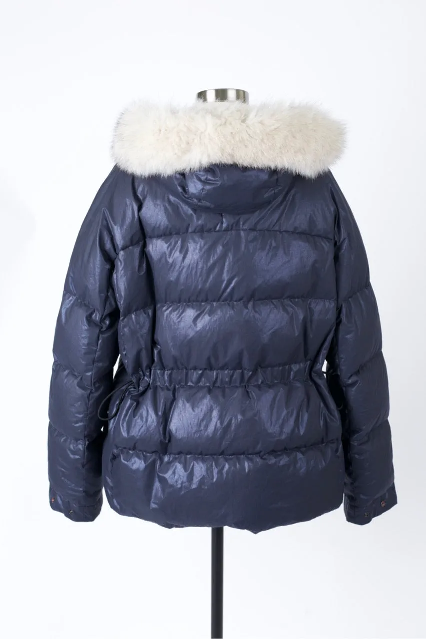 Quilted Puffer Jacket W/ Fur Hood