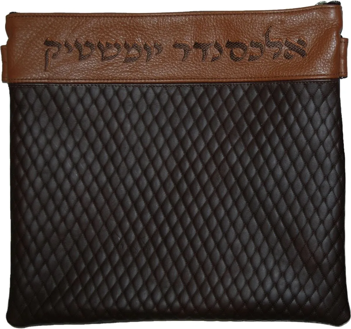 Quilted Ramboo Exotic Leather &amp; Solid Leather 645F-BR