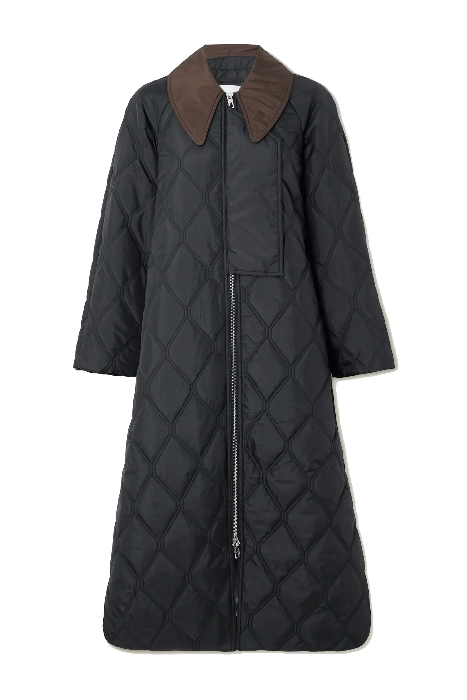 Quilted Reycled-Ripstop Coat