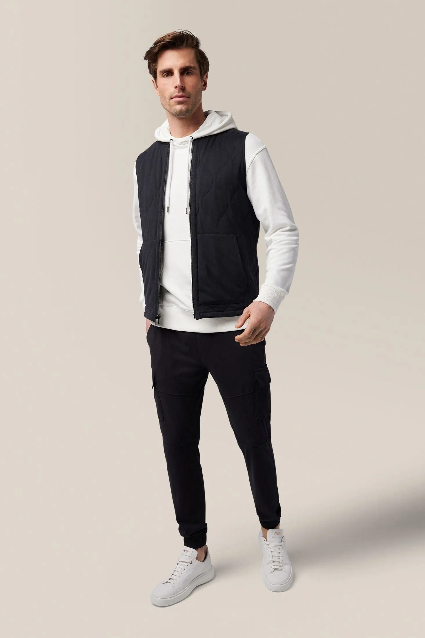 Quilted Vest | Premium Cotton Jersey