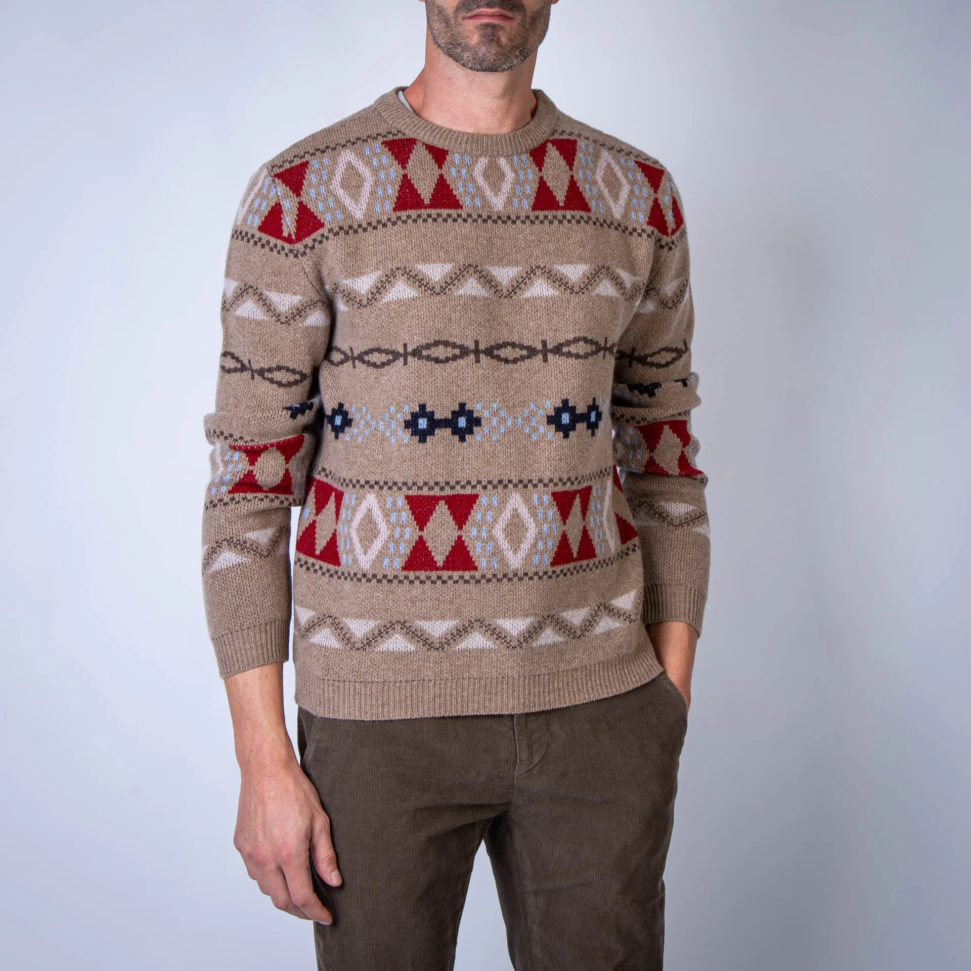 RAKKI SWEATER THE MEXICANE SABBIA BEIGE