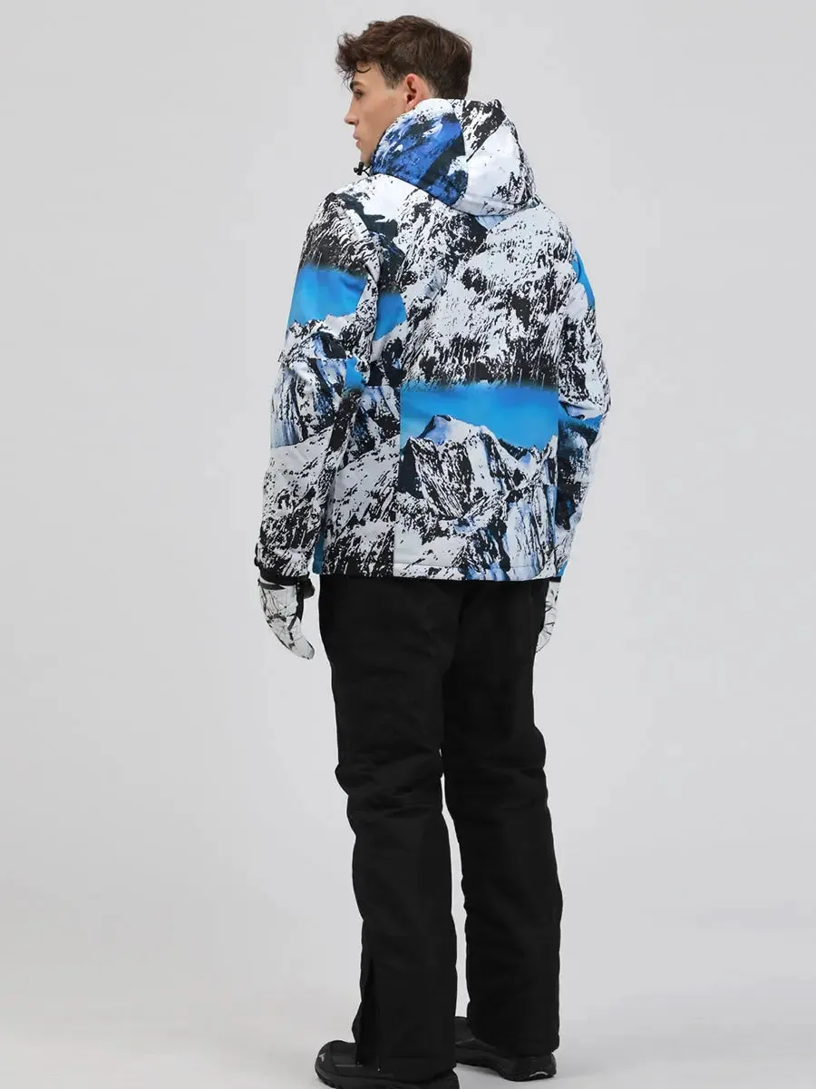 Riuiyele Men Skiing Snowboarding Jacket