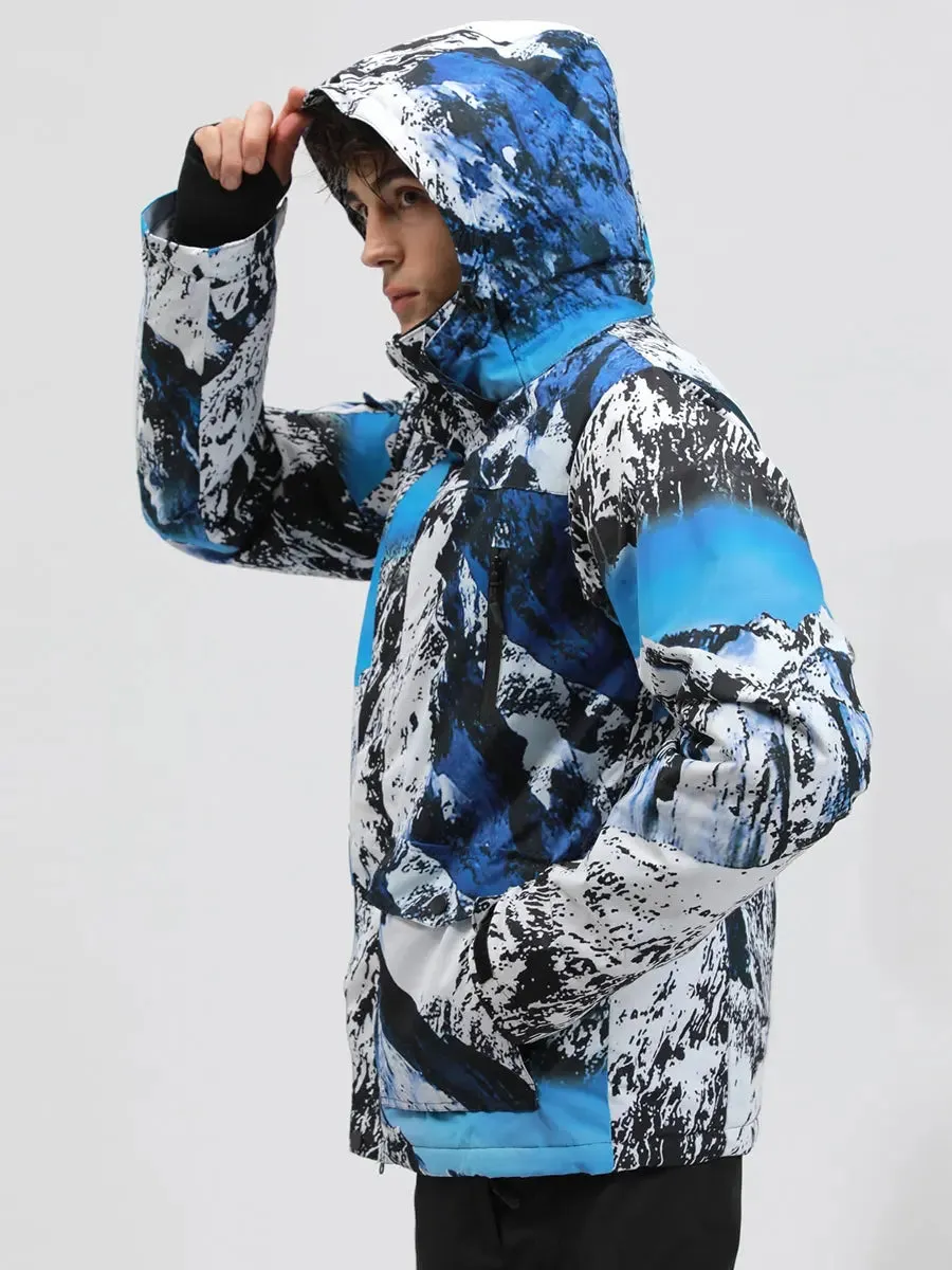 Riuiyele Men Skiing Snowboarding Jacket