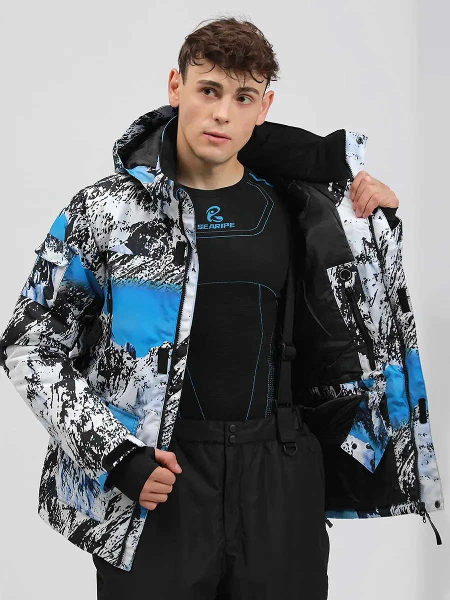 Riuiyele Men Skiing Snowboarding Jacket