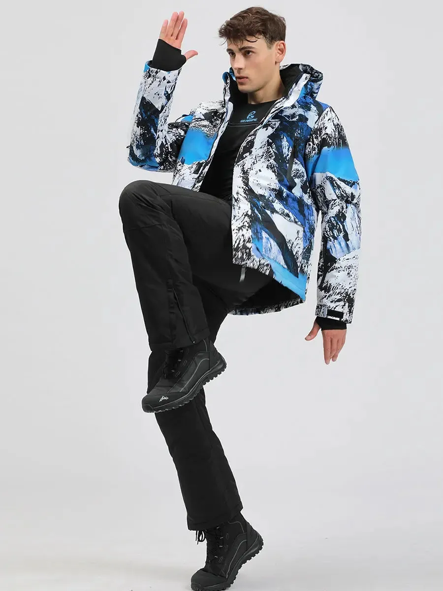 Riuiyele Men Skiing Snowboarding Jacket