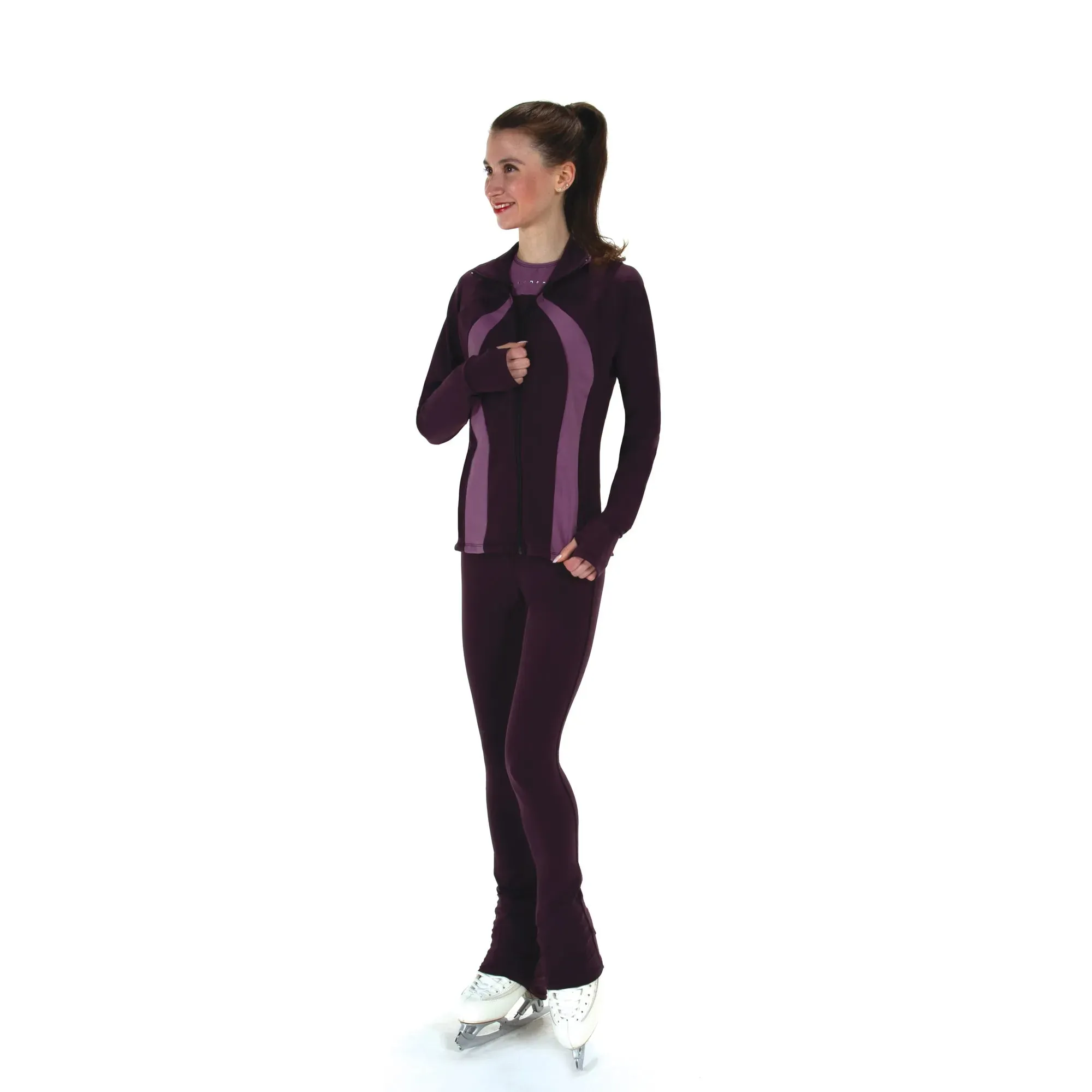 S209 Competition Figure Skating Tonal Supplex Jacket