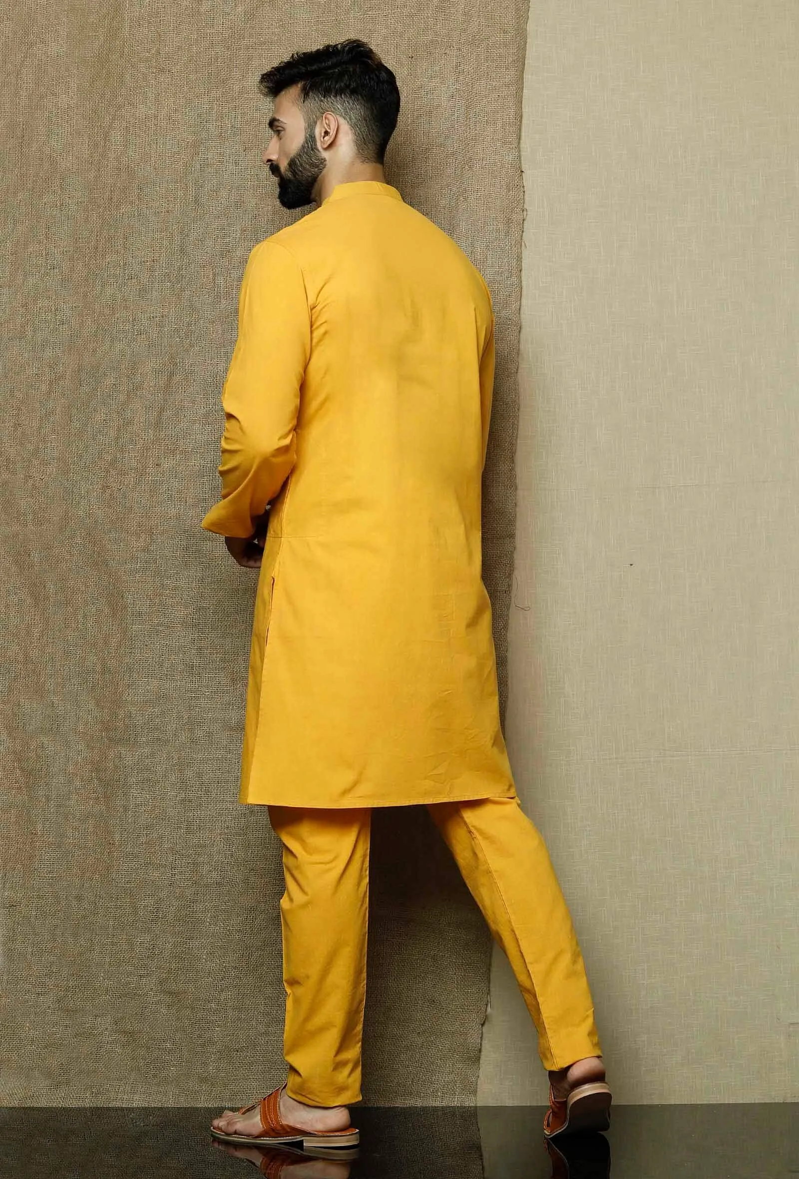 Set of 2:Tuscan Sun  Cotton Kurta and Pyjama