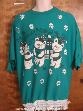 Short Sleeve 80s Christmas Sweatshirt