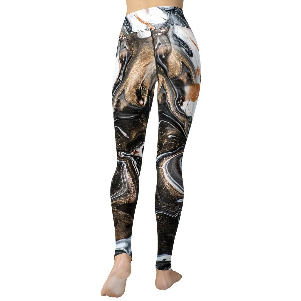 Speck of Gold Yoga Leggings