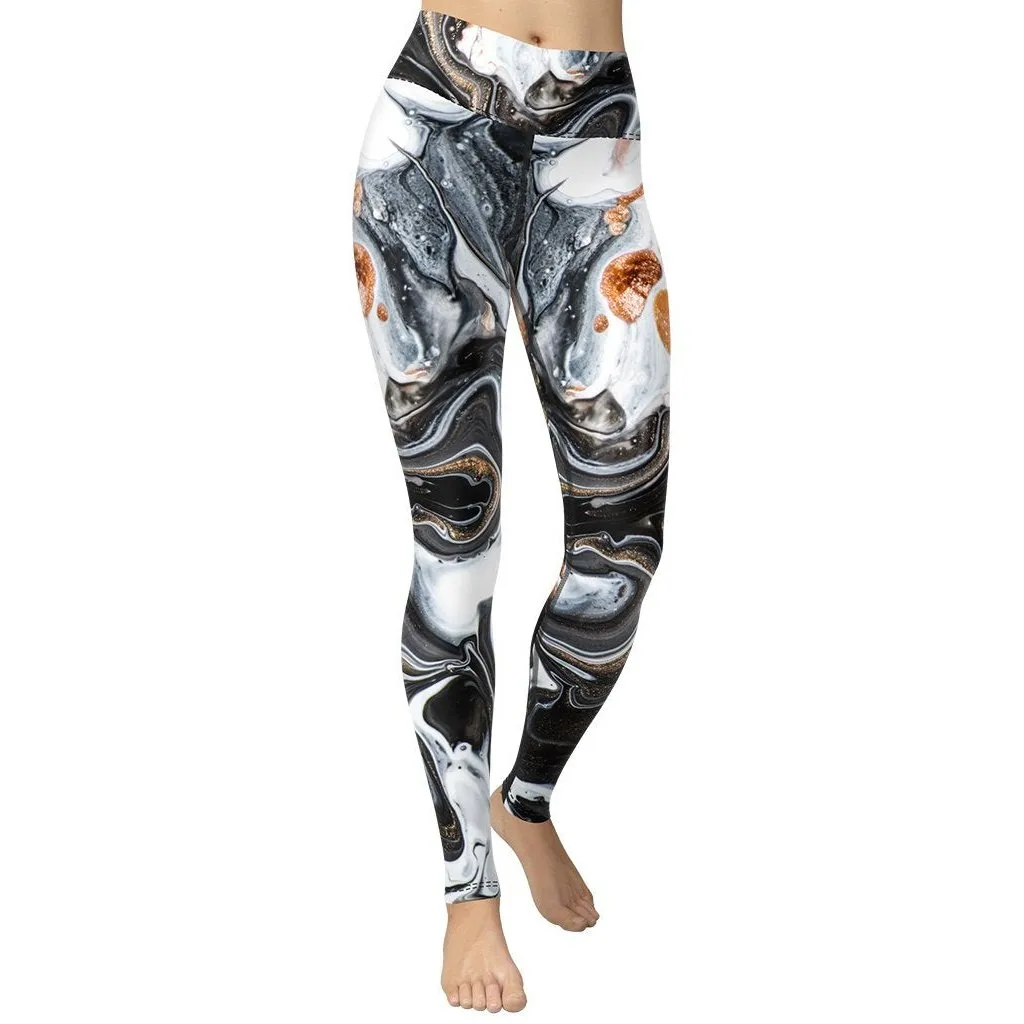 Speck of Gold Yoga Leggings