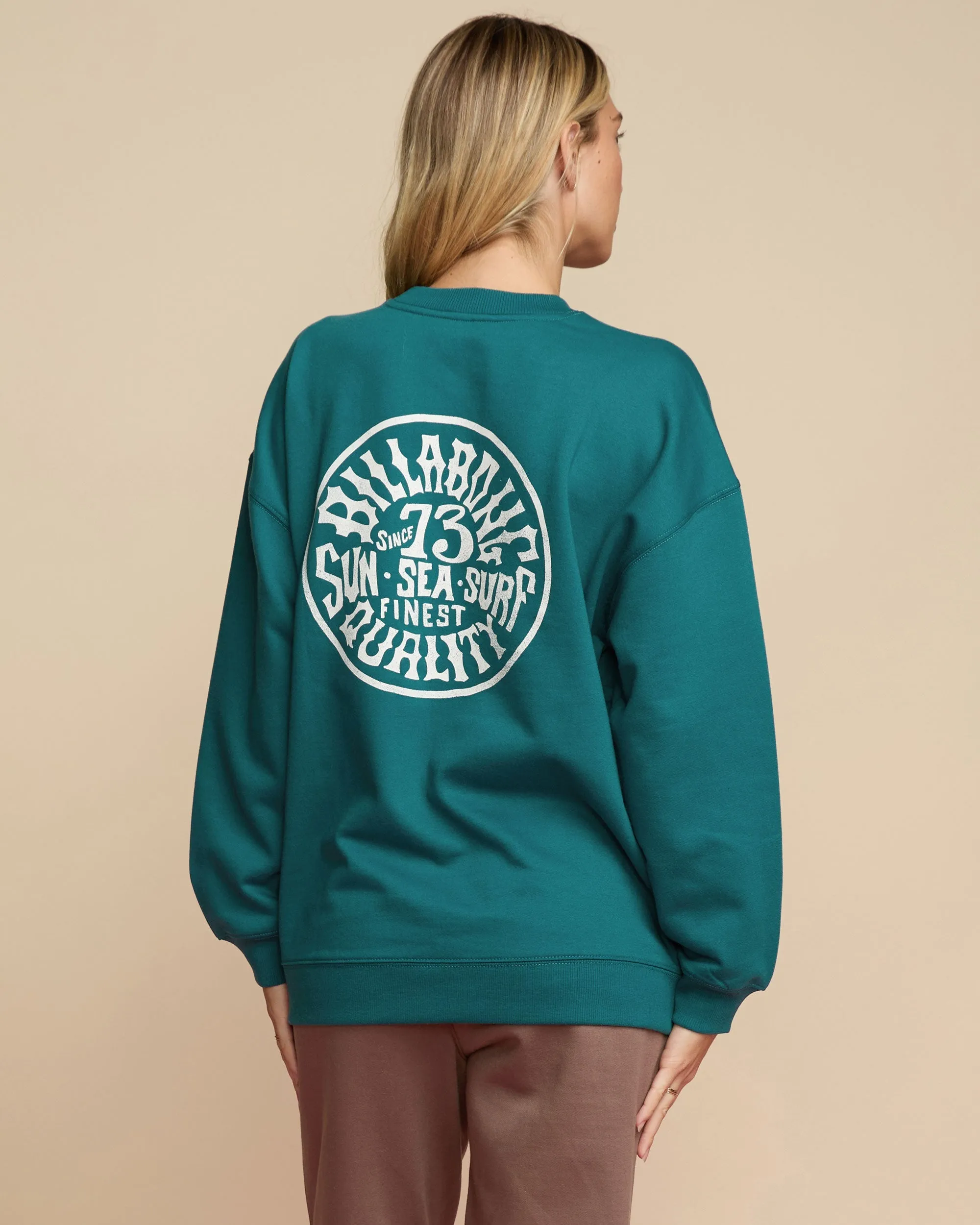 Sun Sea Surf Crew Sweatshirt - South Pacific