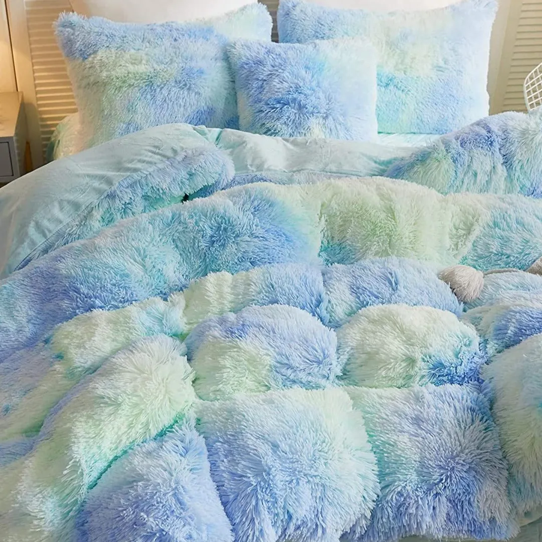 The Softy Rainbow Blue Bed Set