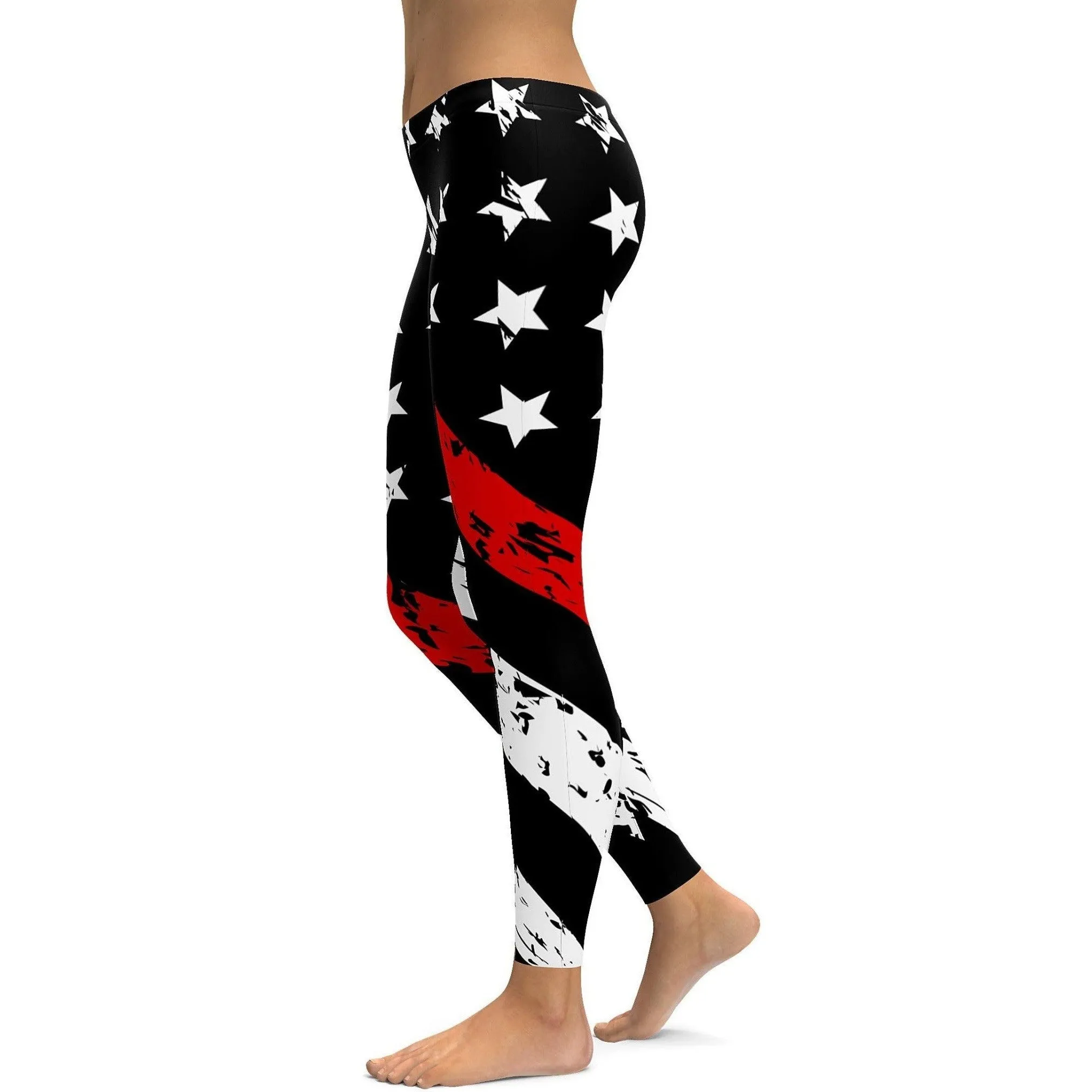 Thin Red Line Leggings