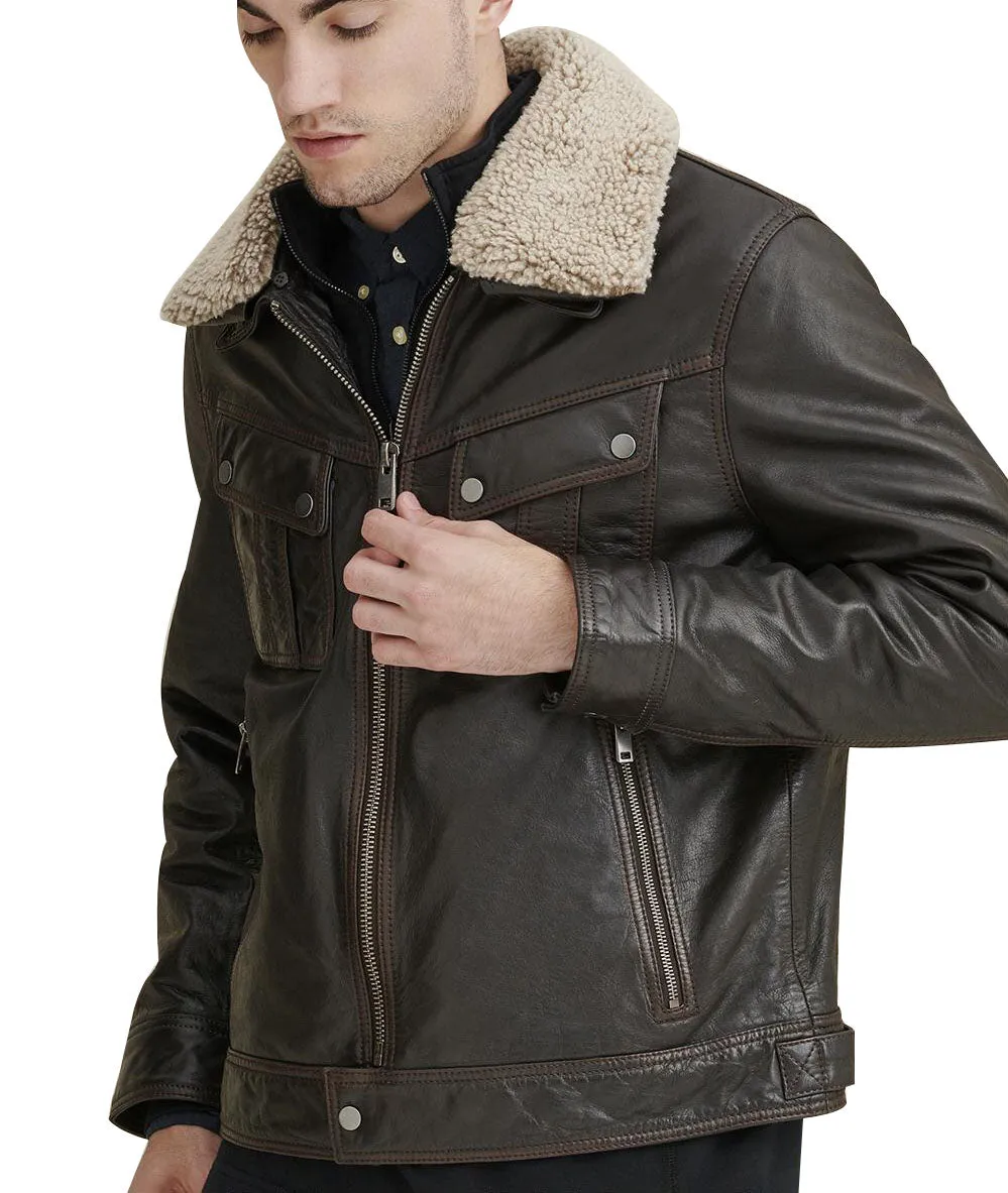 Tucker Sherpa Collar Jacket