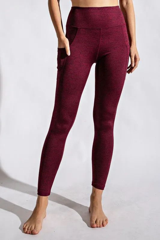 TWO TONE FULL LENGTH YOGA LEGGINGS