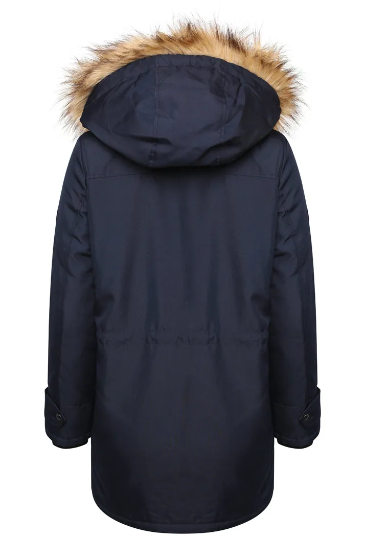 VERO MODA EXCURSION EXPEDITION 3/4 PARKA - NAVY BLAZER