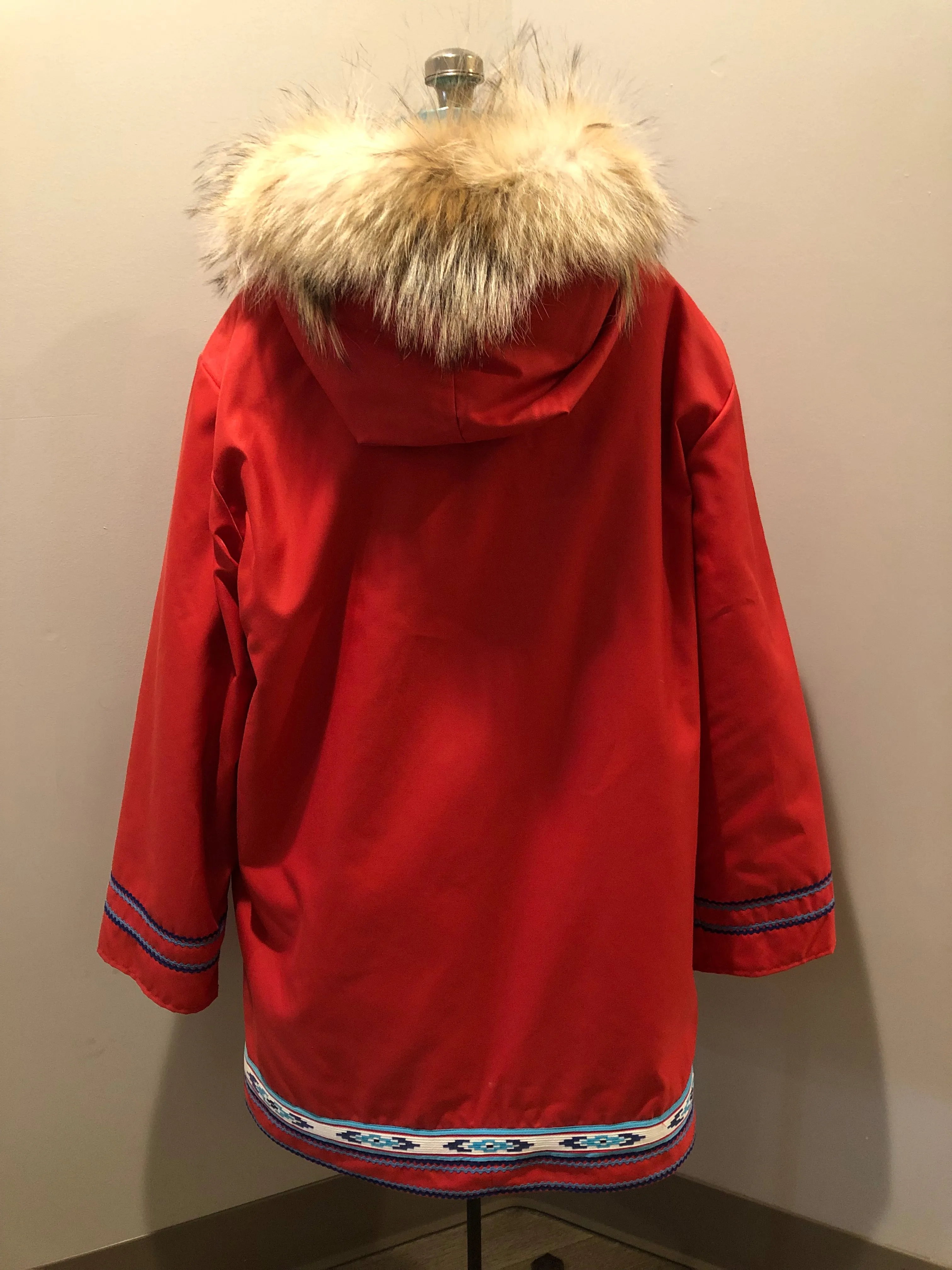 Vintage Inuvik Parka Enterprise Red Wool Northern Parka with Storm Shell, Made in Canada, SOLD