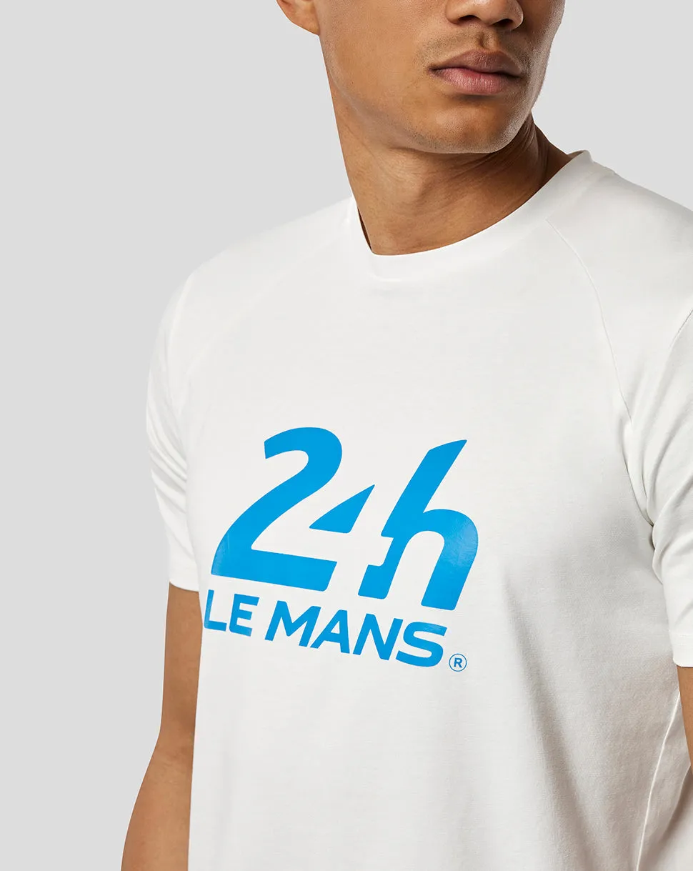 White Le Mans Tee