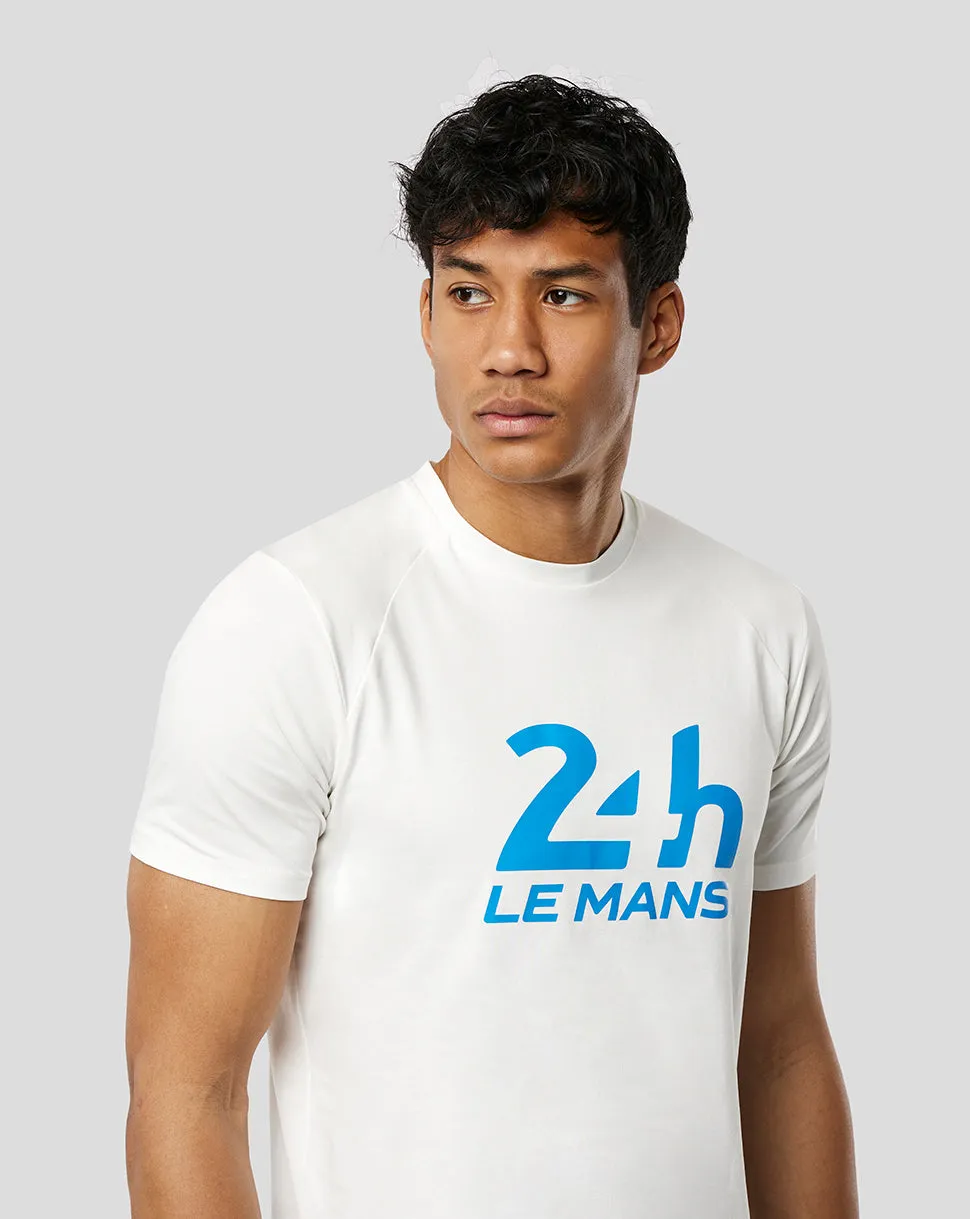 White Le Mans Tee