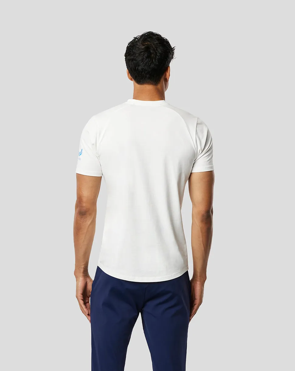 White Le Mans Tee