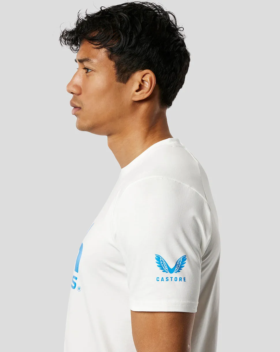 White Le Mans Tee