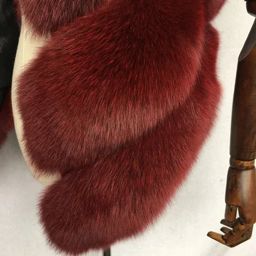 Women Real Fox Fur Vest Female Winter Autumn Genuine Fox Fur Waistcoat Coat Fashion Lady Gilet Natural Real Fur Vest for Women