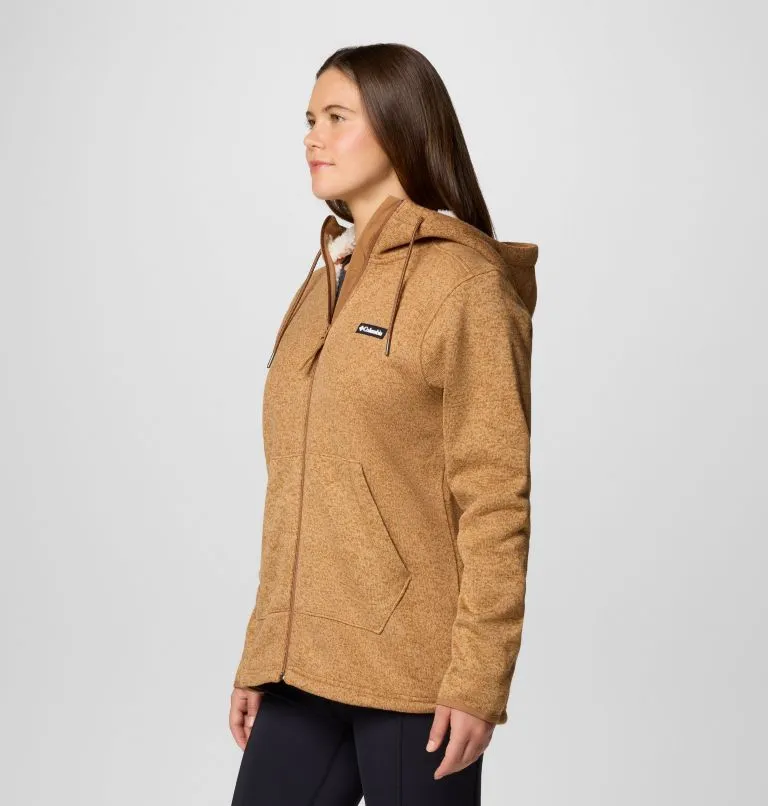 Women's Sweater Weather II Sherpa Full-Zip Jacket - Camel Brown Heather