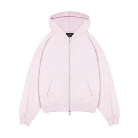 Zip Hoodie - Light Pink